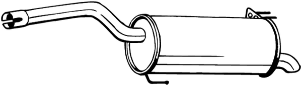Silenciador posterior Hyundai i20 II · Hyundai i20 II Coupe · Hyundai i20 II Hatchback Van