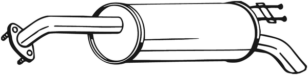 Silenciador posterior Kia RIO II