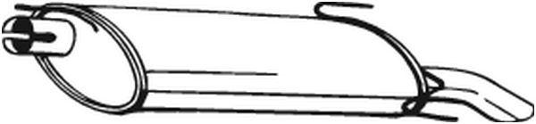 Silenciador posterior Opel ASTRA F Convertible · Opel ASTRA F Hatchback · Opel ASTRA F CLASSIC Hatchback