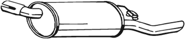Silenciador posterior Opel CORSA A Hatchback · Vauxhall NOVA Hatchback