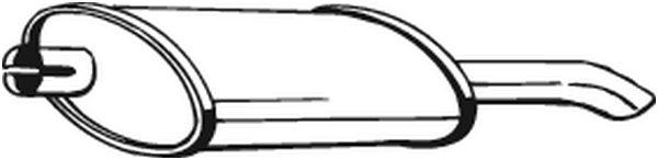 Silenciador posterior Opel KADETT E Convertible · Opel KADETT E Hatchback · Opel ASTRA F Hatchback