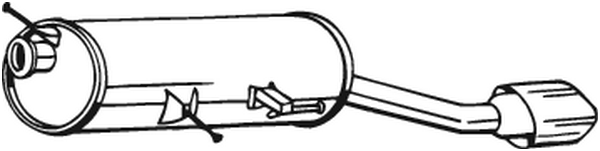 Silenciador posterior Peugeot 307 CC