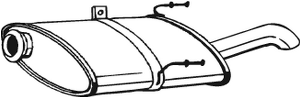 Silenciador posterior Peugeot 406 Break