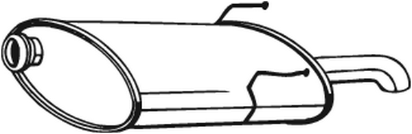 Silenciador posterior Peugeot 406 Break