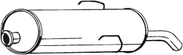 Silenciador posterior Peugeot 205 I · Peugeot 205 II · Peugeot 205 Hatchback Van