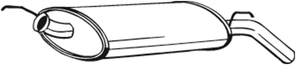 Silenciador posterior Renault SUPER 5 · Renault SUPER 5 Hatchback Van