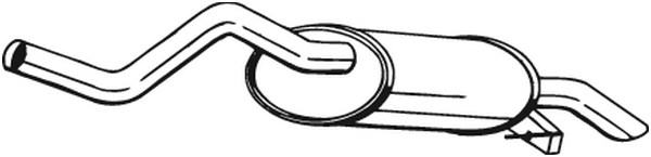 Silenciador posterior Renault CLIO II · Renault CLIO II Hatchback Van