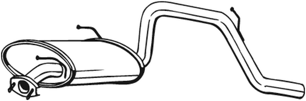 Silenciador posterior Suzuki WAGON R+