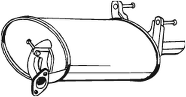 Silenciador posterior Toyota COROLLA Compact · Toyota COROLLA Liftback