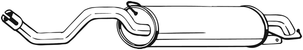 Silenciador posterior Seat LEON · Vw GOLF IV · Vw NEW BEETLE