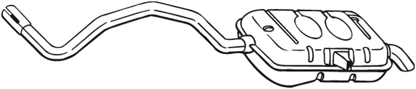 Silenciador posterior Renault GRAND SCÉNIC II
