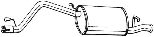 Silenciador posterior Fiat PANDA · Lancia Y10