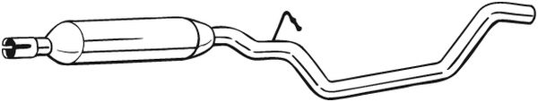 silenciador del medio Vw PASSAT B6 · Vw PASSAT B6 Variant · Vw PASSAT CC B6