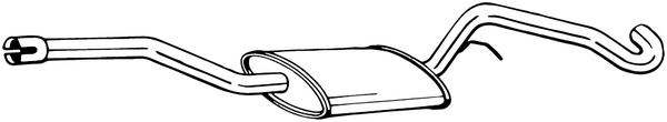 silenciador del medio Ford KUGA II · Ford KUGA II VAN