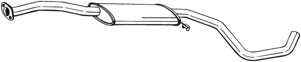 silenciador del medio Ford ESCORT V · Ford ESCORT V Turnier · Ford ESCORT V Saloon