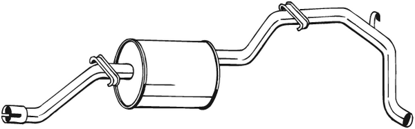 Silenciador posterior Vw CADDY I