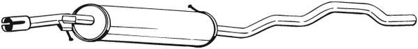 silenciador del medio Ford GALAXY I · Ford GALAXY MK I VAN · Seat ALHAMBRA
