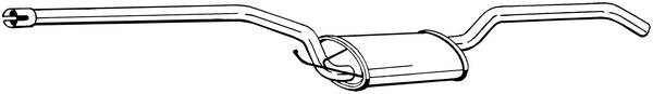 Silenciador posterior Ford C-MAX II · Ford FOCUS III · Ford FOCUS III Saloon