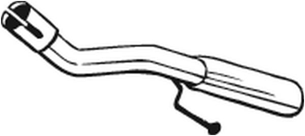 Tubo de escape Mazda 323 III Hatchback