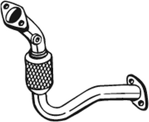Tubo de escape Renault CLIO I