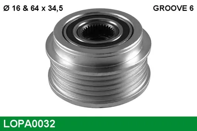 Rueda libre alternador Hyundai TERRACAN · Kia CARNIVAL I · Kia CARNIVAL II