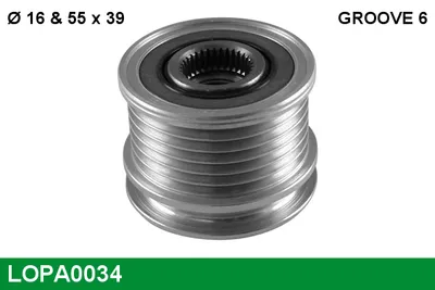 Rueda libre alternador Chrysler PT CRUISER · Mercedes-Benz C-CLASS · Mercedes-Benz SPRINTER 2-t Platform/Chassis