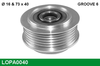 Rueda libre alternador Vw TRANSPORTER T4 Bus · Vw TRANSPORTER T4 Van · Vw TRANSPORTER T4 Platform/Chassis (70E, 70L, 70M, 7DE, 7DL, 7D