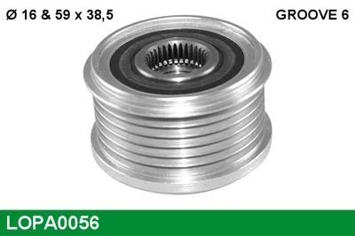 Rueda libre alternador Citroën JUMPY I · Citroën BERLINGO / BERLINGO FIRST Box Body/MPV · Citroën BERLINGO / BERLINGO FIRST MPV