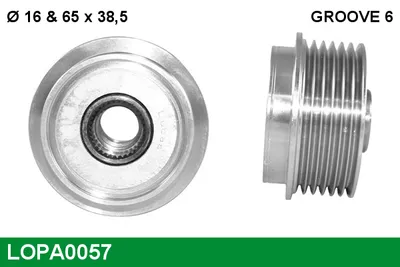 Rueda libre alternador Mazda MPV II · Mazda 6 Saloon · Mazda 6 Hatchback