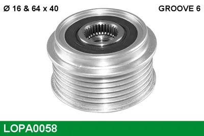 Rueda libre alternador Opel ASTRA G Hatchback · Opel ASTRA G Estate · Opel ASTRA G Saloon