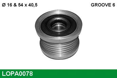 Rueda libre alternador Nissan QASHQAI I · Nissan X-TRAIL II · Nissan TIIDA Saloon