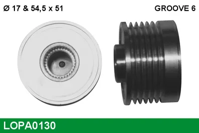 Rueda libre alternador Alfa Romeo MITO · Chrysler YPSILON · Citroën NEMO Box Body/MPV