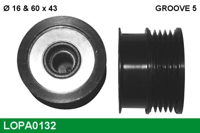 Rueda libre alternador Opel ASTRA G Hatchback · Opel ASTRA G Estate · Opel ZAFIRA A MPV