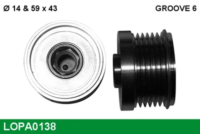 Rueda libre alternador Alfa Romeo GIULIETTA · Chrysler 300C · Dodge NITRO