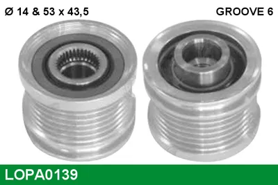 Rueda libre alternador Ford MONDEO III Saloon · Ford MONDEO III · Ford MONDEO III Turnier