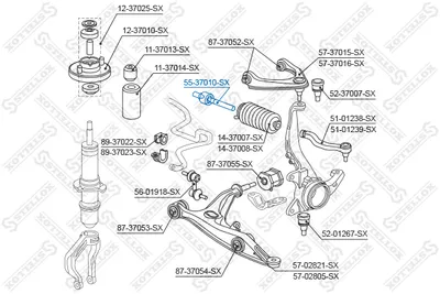Articulación axial, barra de acoplamiento Honda CIVIC IV Saloon · Honda CIVIC IV Hatchback · Honda CRX II