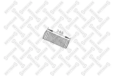 Unión flexible, escape STELLOX 82-01668-SX