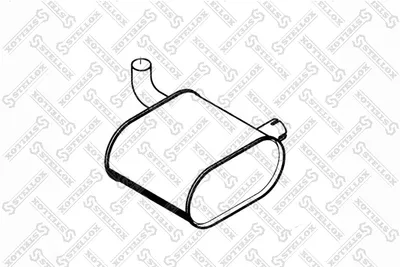 Silenciador central/posterior STELLOX 82-03045-SX