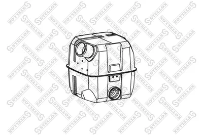 Silenciador central/posterior STELLOX 82-03064-SX