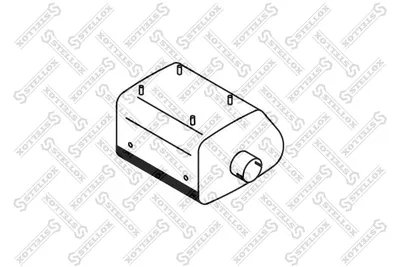 Silenciador central/posterior STELLOX 82-03068-SX