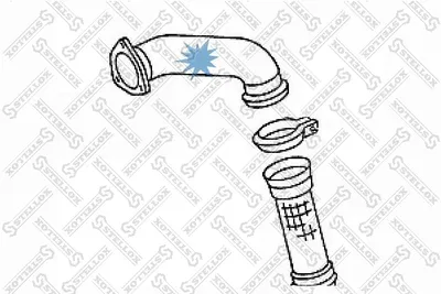 Tubo de escape STELLOX 82-03565-SX