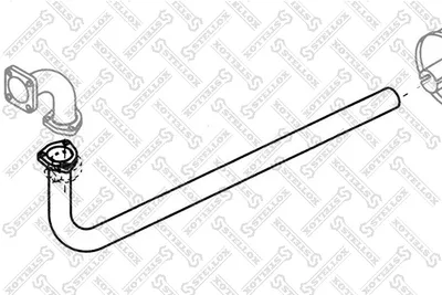 Tubo de escape STELLOX 82-03592-SX