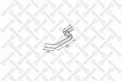 Tubo de escape STELLOX 82-03654-SX