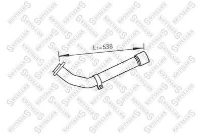 Tubo de escape STELLOX 82-03778-SX