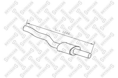 Tubo de escape STELLOX 82-03782-SX