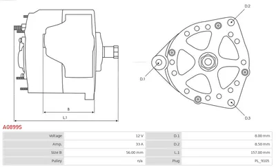 Alternador AS-PL A0899S