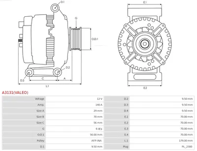 Alternador Audi A4 B5 · Audi A6 C5 · Audi A6 C5 Avant