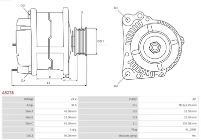 Alternador AS-PL A5278