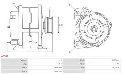 Alternador Mitsubishi L 300 III Bus · Mitsubishi PAJERO II · Mitsubishi L 300 III Van