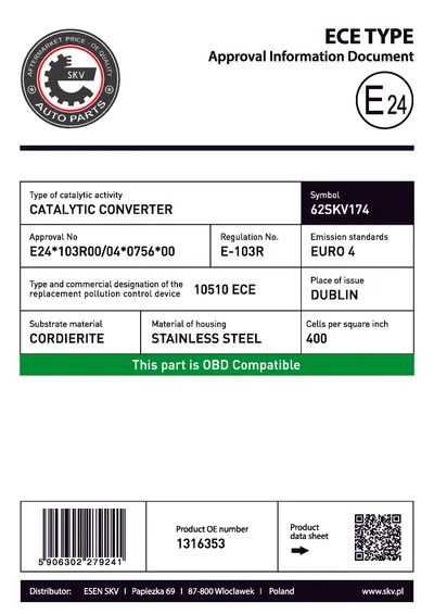 Catalizador Ford FOCUS C-MAX · Ford FOCUS II · Ford FOCUS II Turnier